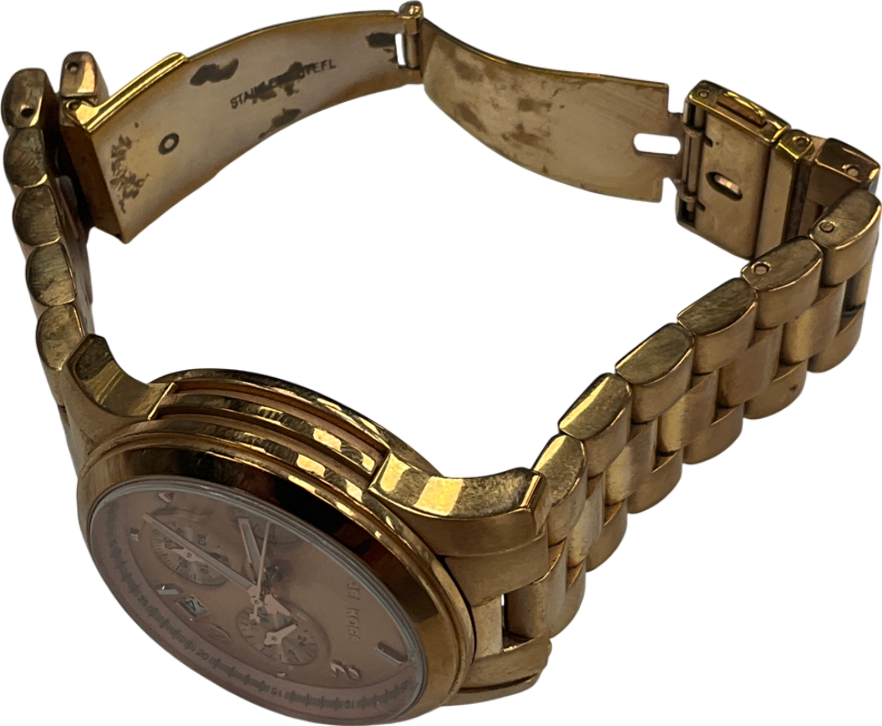 Michael Kors Runaway Gold Tone Watch One Size