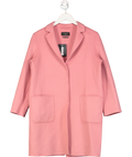 Max Mara Pink Virgin Wool Coat UK 10