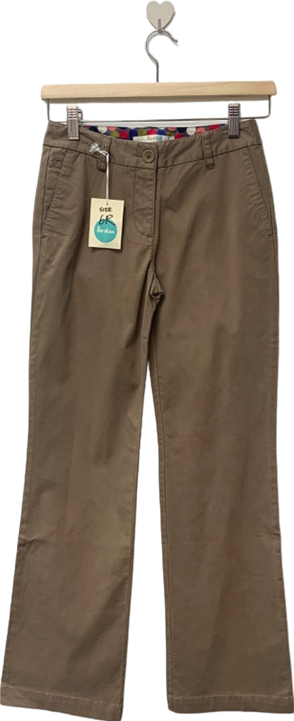 Boden Brown Classic Fit Trousers 6R