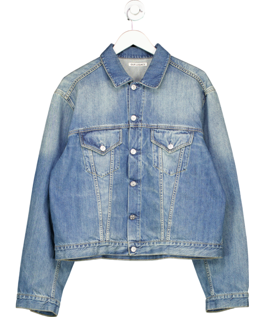 Our Legacy Blue Mudride Denim Jacket UK L