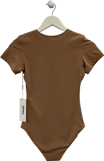 The NAP Co. Beige The Essential T Shirt Bodysuit UK S