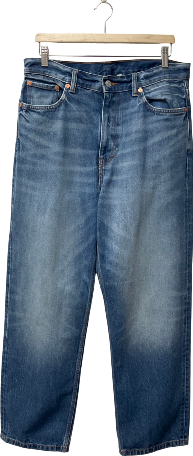 Weekday Blue Astro Loose Baggy Leg Jeans W31