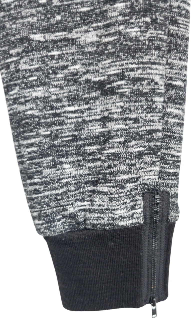 3.1 PHILIP LIM Black Marl Joggers UK M