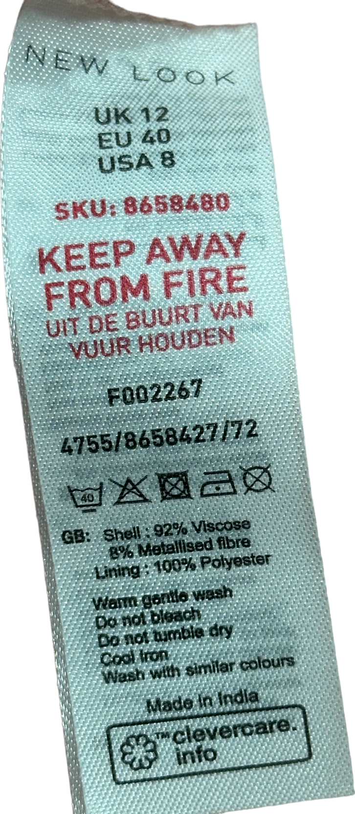 New Look Pink Gold Floral Maxi Dress UK 12