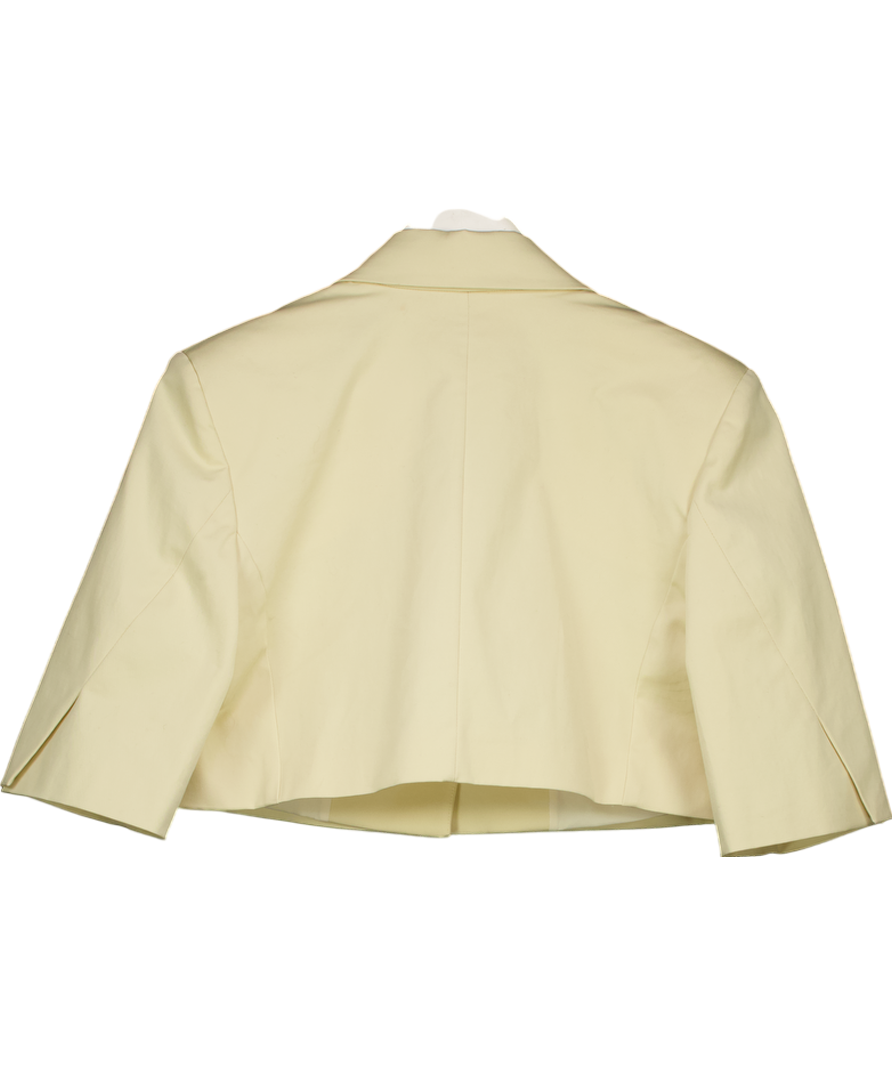 My Best Friend Beige Tyson Cropped Jacket UK 10