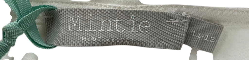 Mintie by Mint Velvet White Ivory Animal Face Ls T-shirt 12 Years