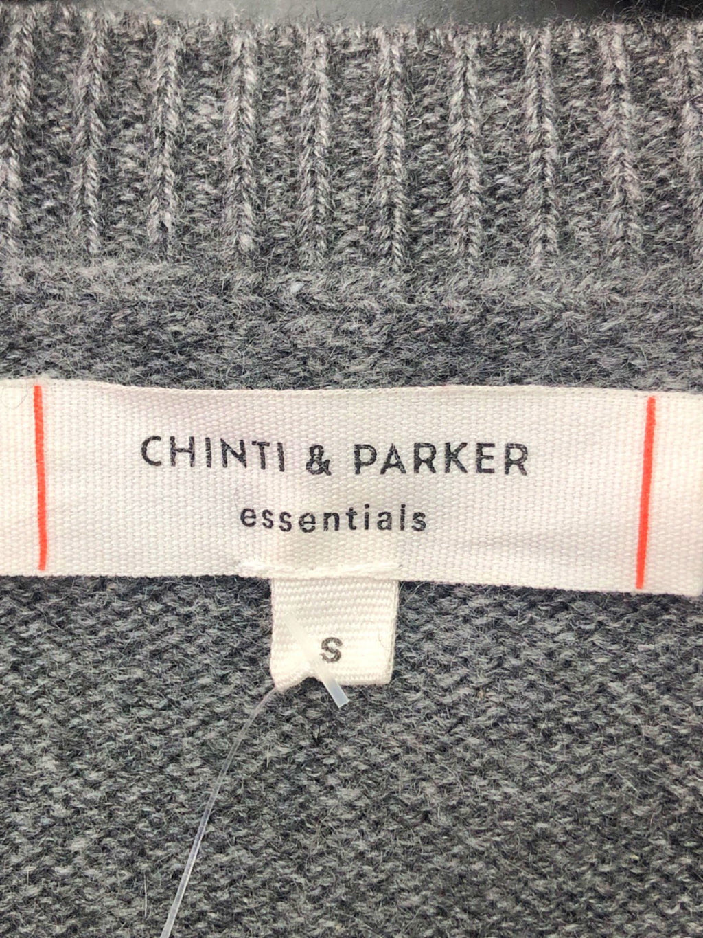 Chinti & Parker Grey Cashmere Essentials Jumper UK S