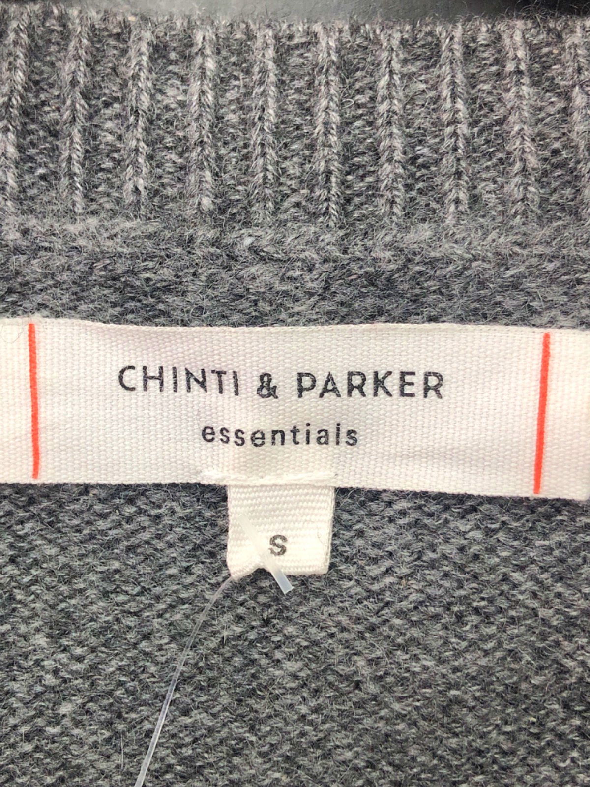 Chinti & Parker Grey Cashmere Essentials Jumper UK S