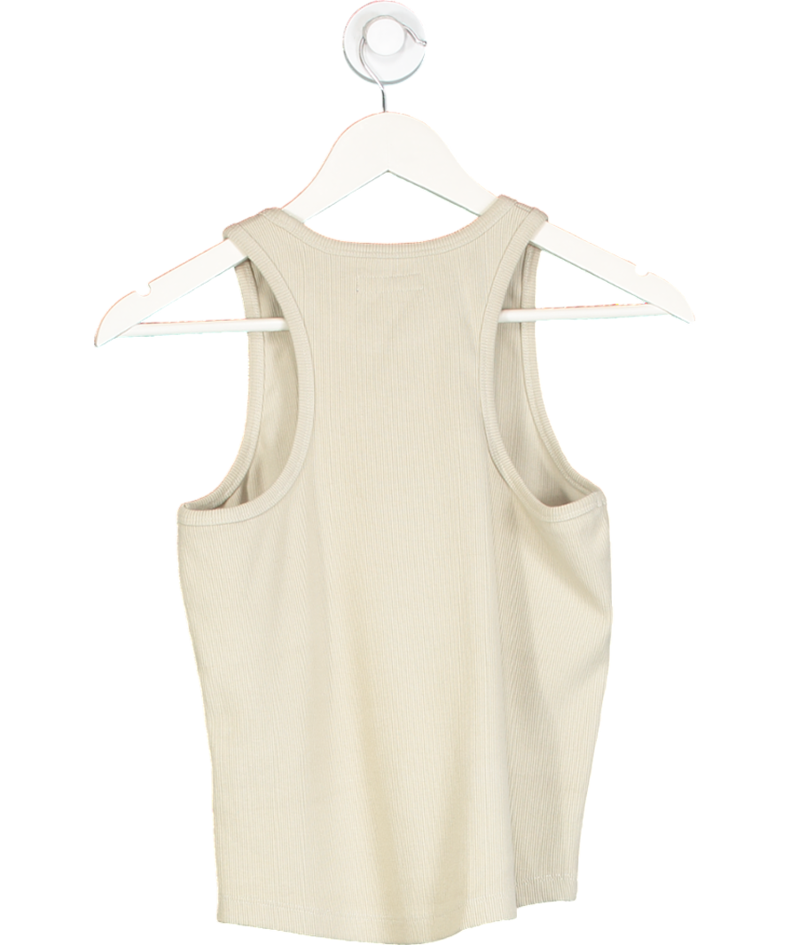 Superdry Beige Code Essential Tank Top UK 16