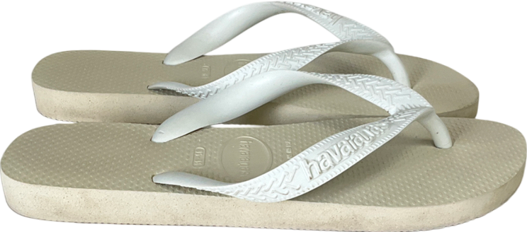 Havaianas White Top Flip Flops UK 3 EU 36 👠