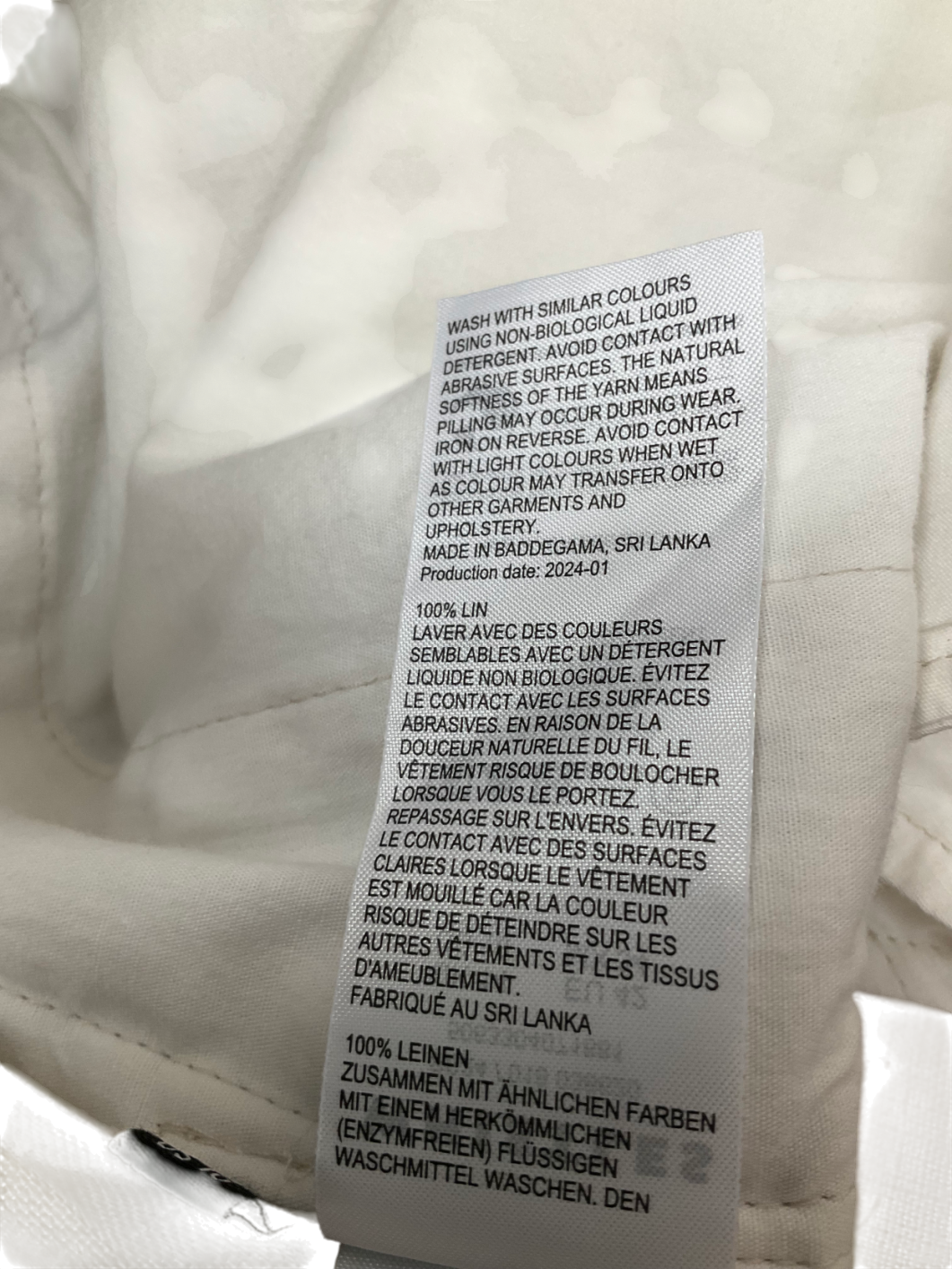 Whistles Beige Bella Linen Wrap Jumpsuit UK 14