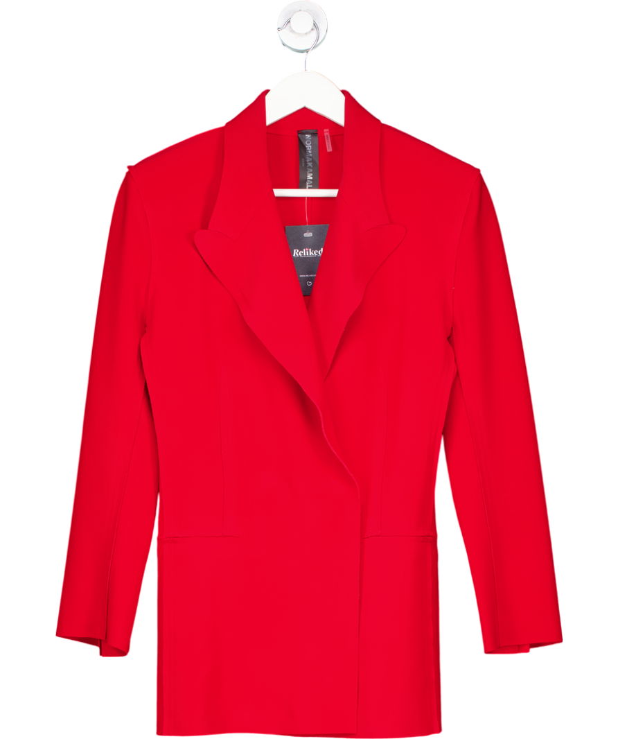 Norma kamali Red Single-breasted Blazer UK XS