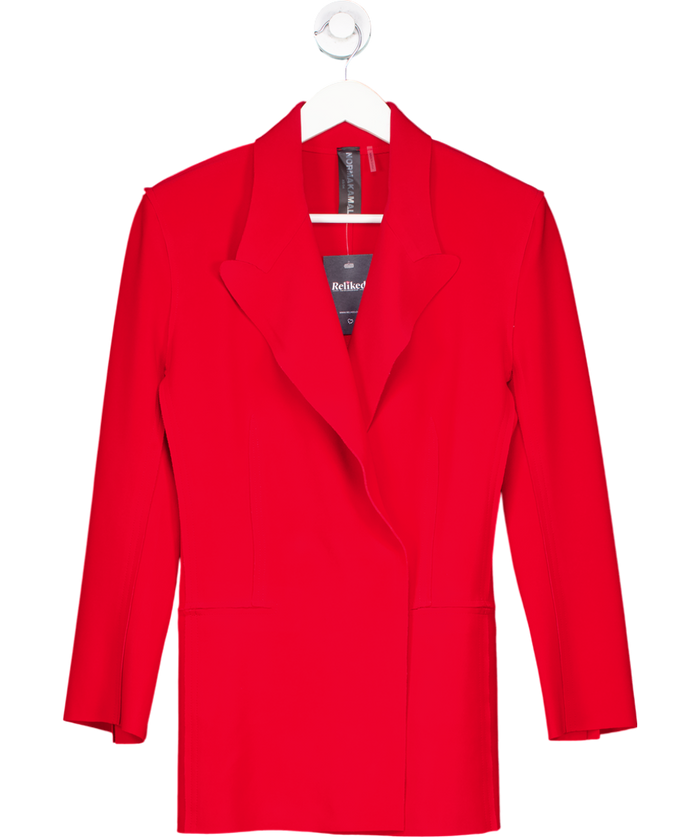 Norma kamali Red Single-breasted Blazer UK XS
