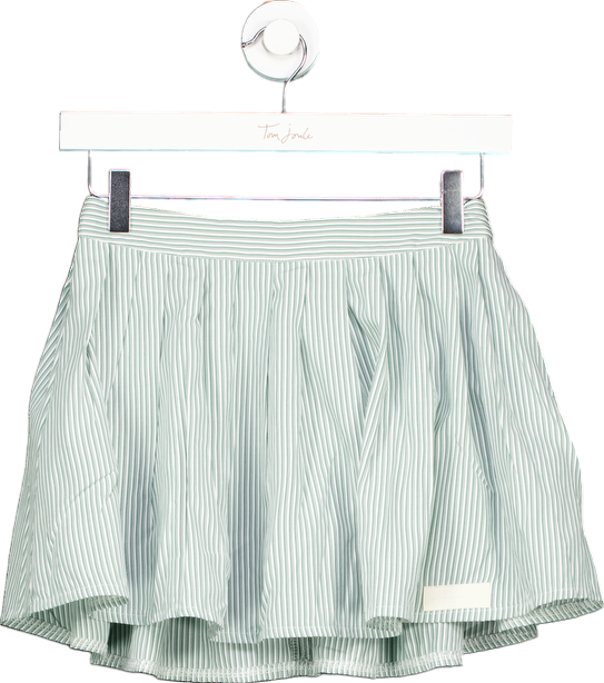 My Mum Made It Green Striped Skirt UK XS