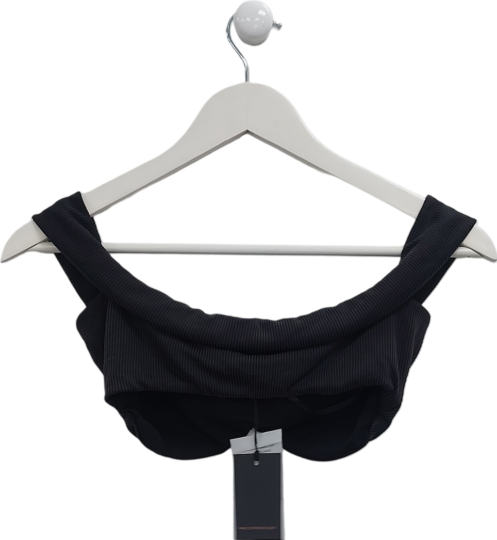 Michael Costello Black X Revolve Anisa Crop Top UK S