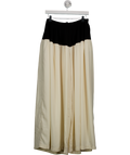 ASOS Black / Cream Drop Waist Maxi Skirt With Pockets UK 6
