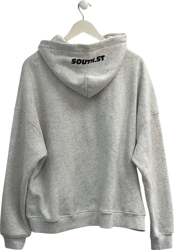 SOUTH.ST Sst Zip Hoody - Marl Grey UK S