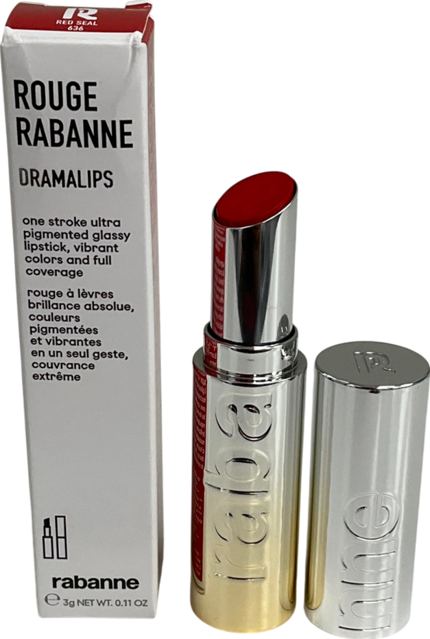 Rabanne Dramalips Glassy Red Seal 636 3g