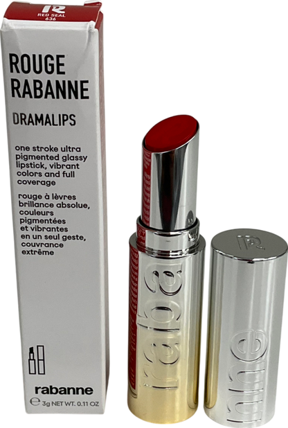 Rabanne Dramalips Glassy Red Seal 636 3g