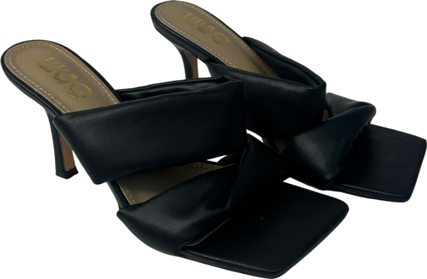Ego Black Padded Heels UK 5 EU 38 👠