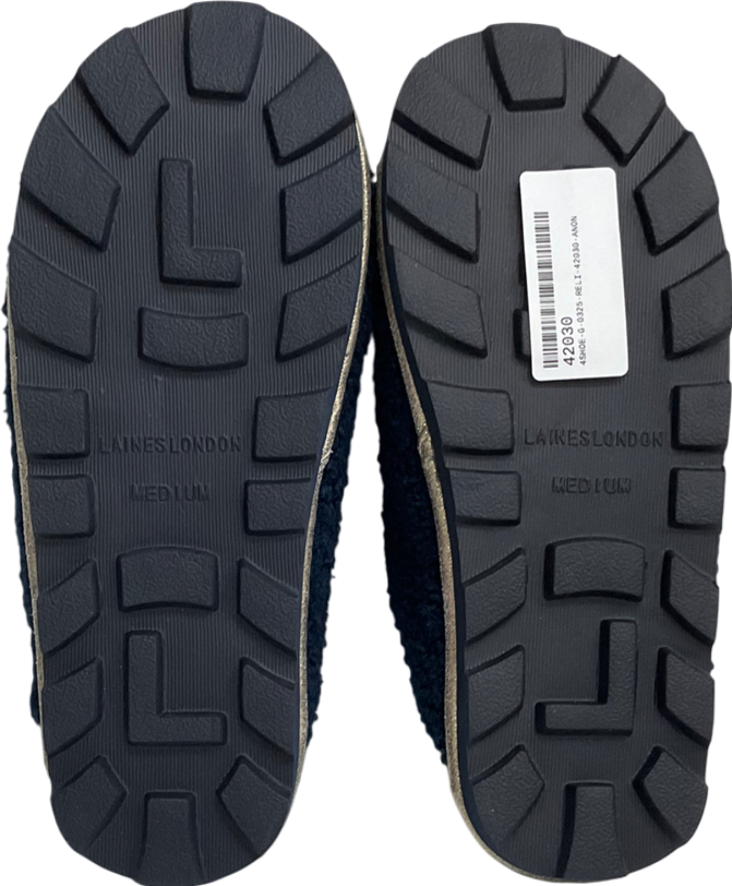 Laines London Teddy Towelling Slipper Sliders With Summer Spritz Brooches UK M