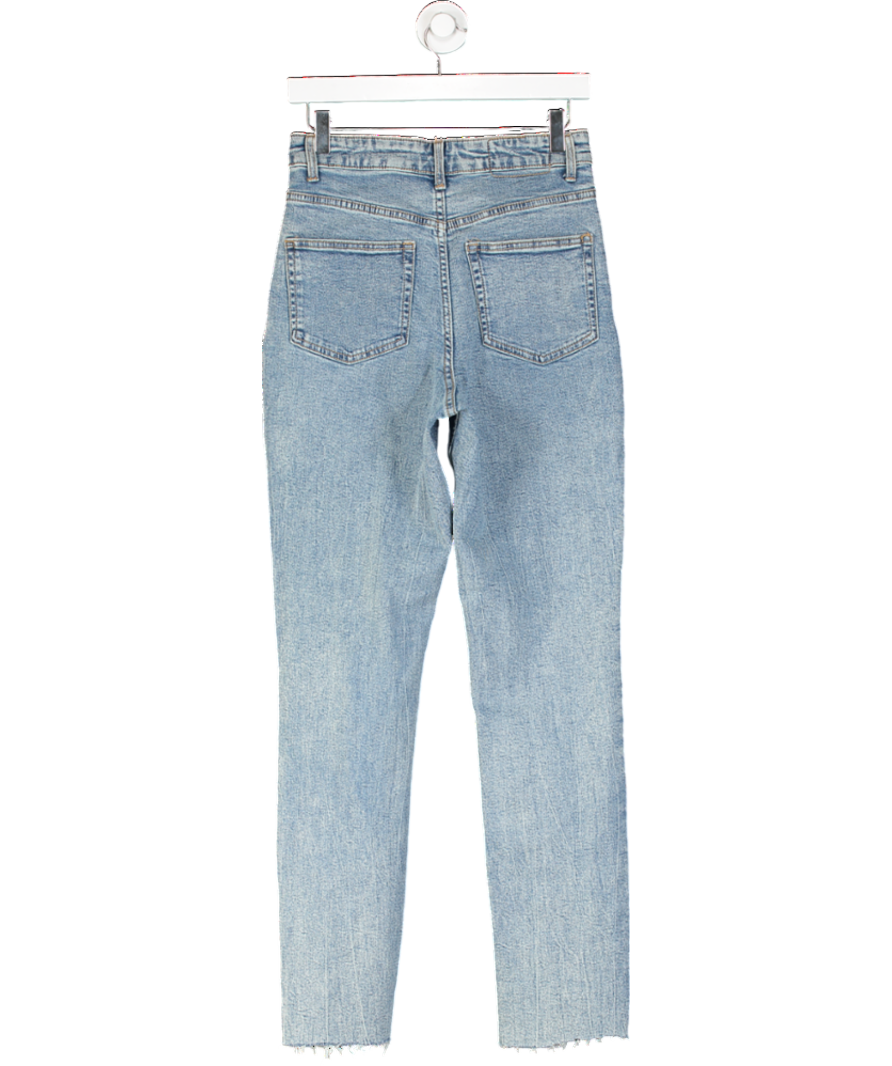 ASOS Blue Design High Rise Tapered Slim Jeans - Tall W26