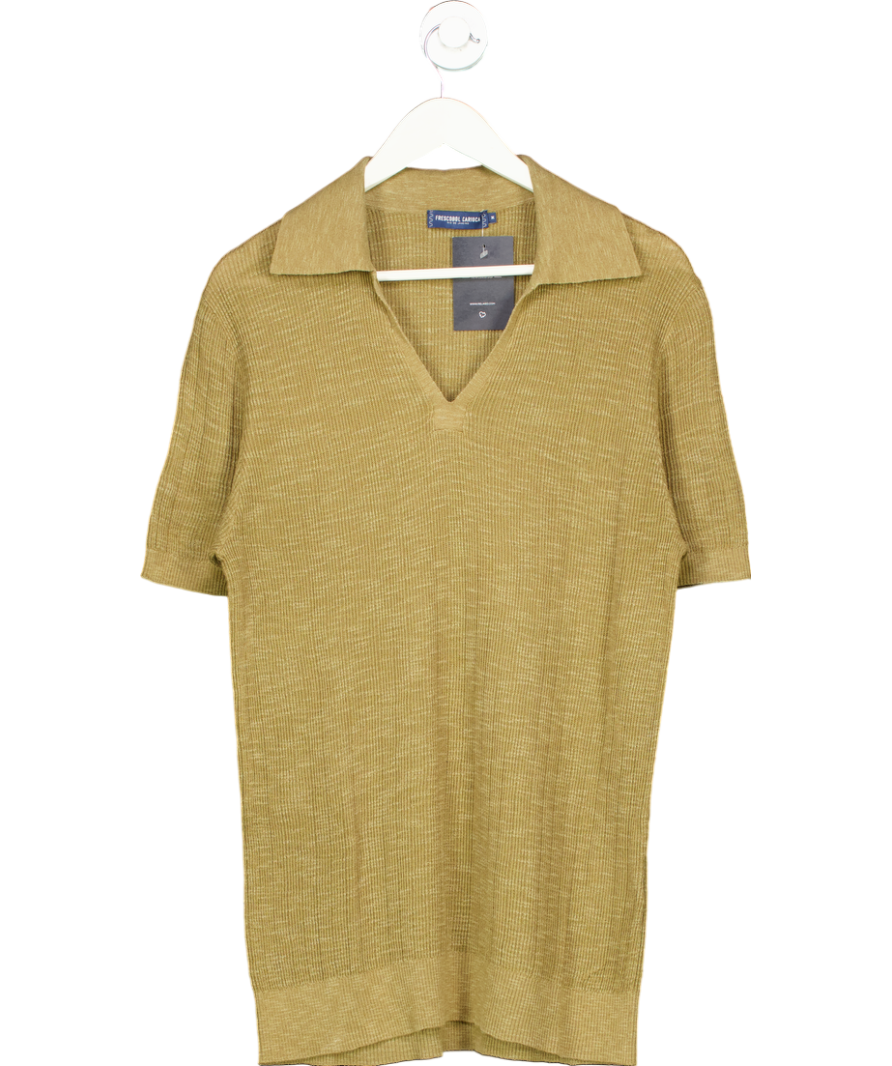 Frescobol Carioca Green Joaquim Knit Polo Shirt UK M