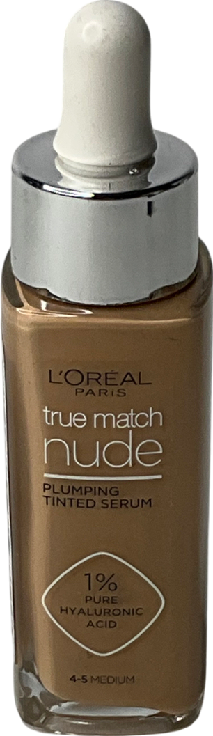 loreal True Match Nude Plumping Tinted Serum 4-5 30ml