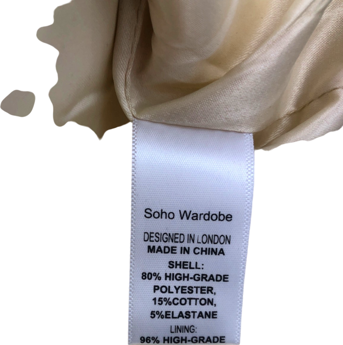 Soho Wardrobe Ivory Three-Piece Set Size UK 10