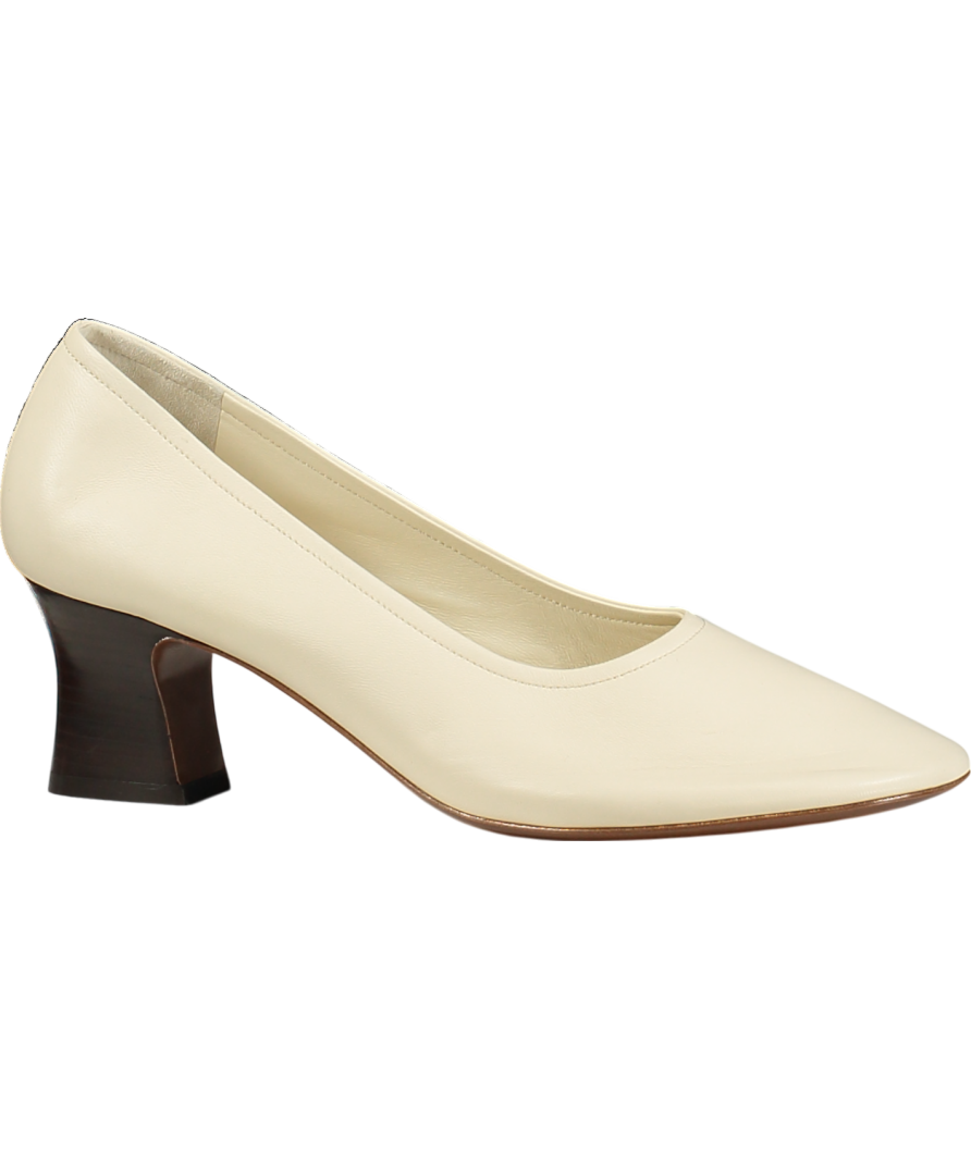 Neous Cream Leather Heeled Pumps UK 8 EU 41 👠