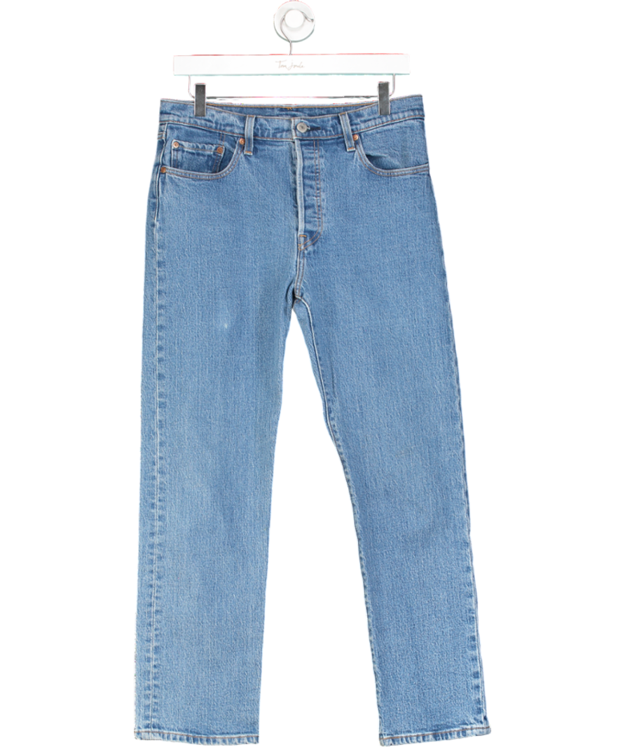 levis Blue 501 Straight Leg Jeans W29