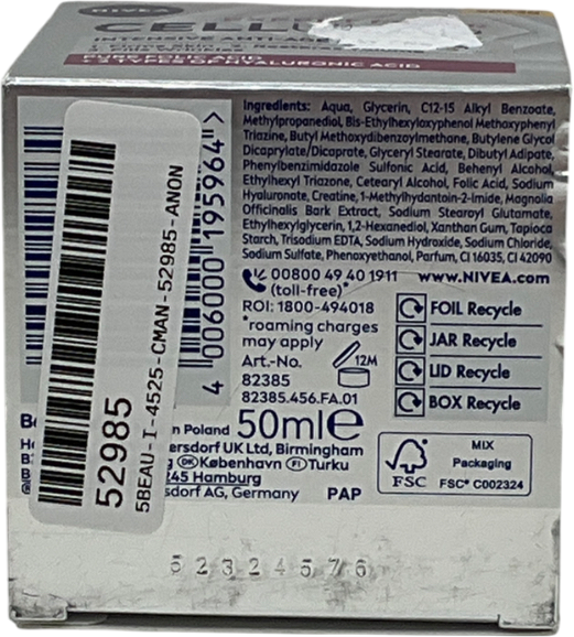 nivea Cellular Intensive Anti-age Day Cream 50ml