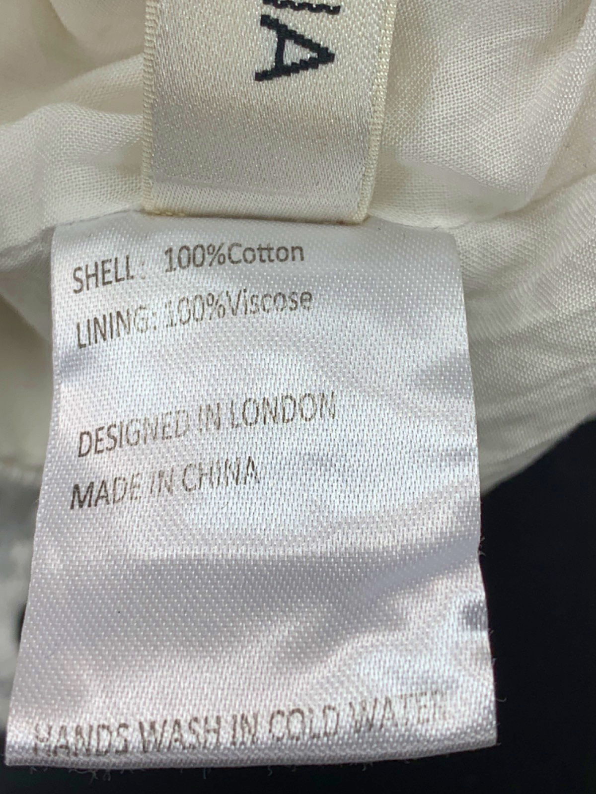 Jovonna White Lace Embroidered Shorts UK S