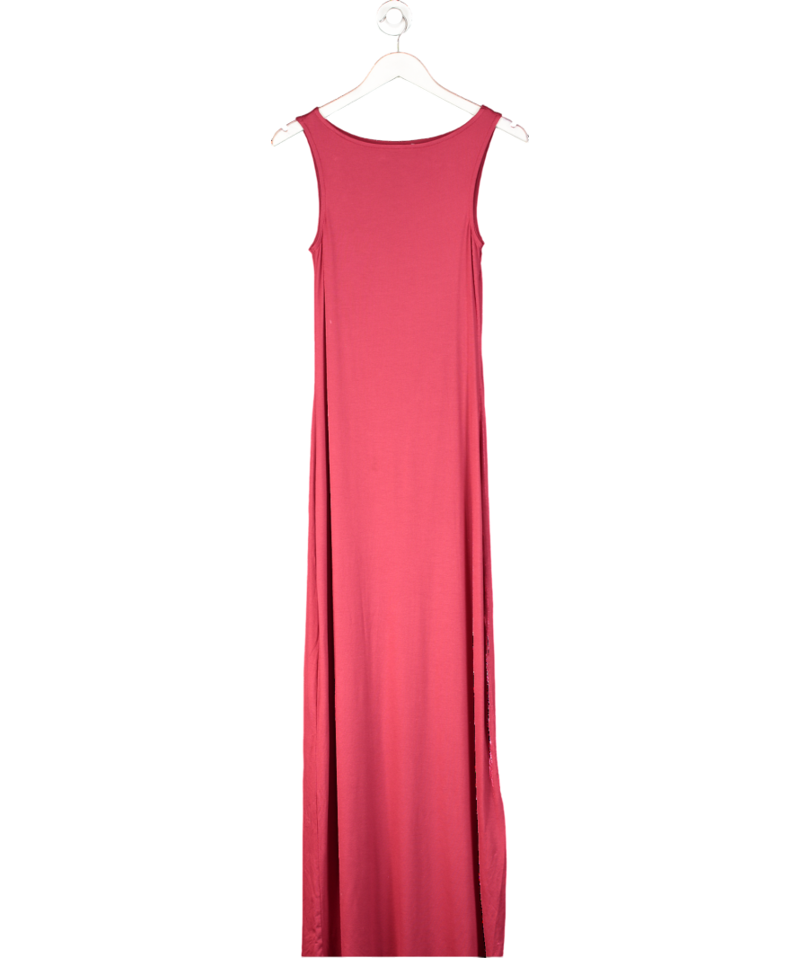 NA-KD Red Jersey Sleeveless Maxi Dress UK S
