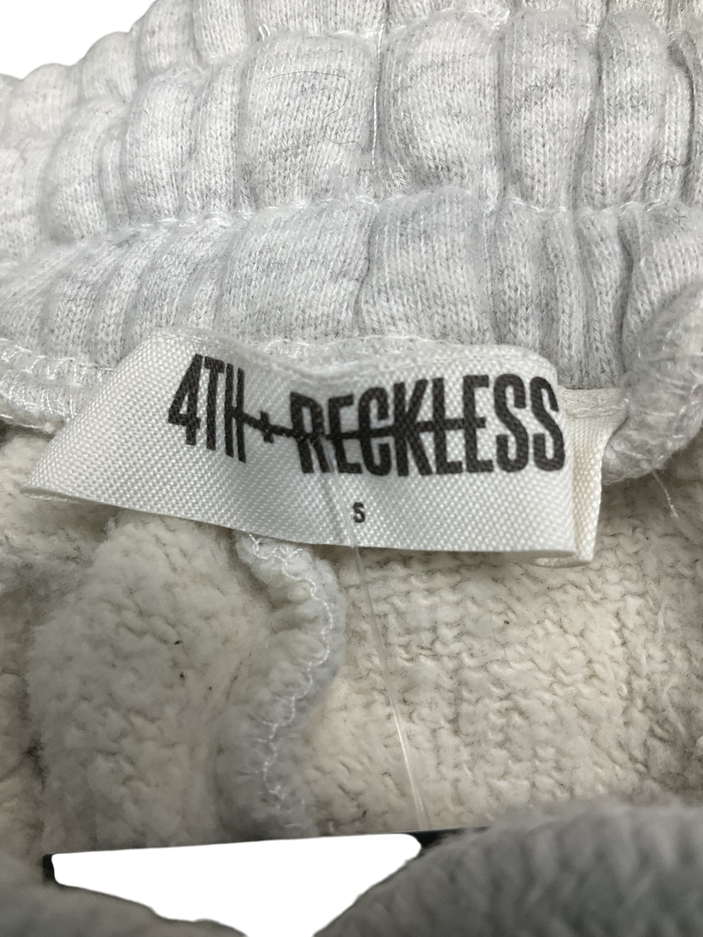 4th & Reckless Grey Branded Jogger UK S