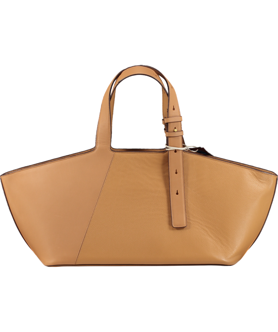 Radley London Beige Freda Lane Large Leather Ziptop Shoulder / Tote Bag