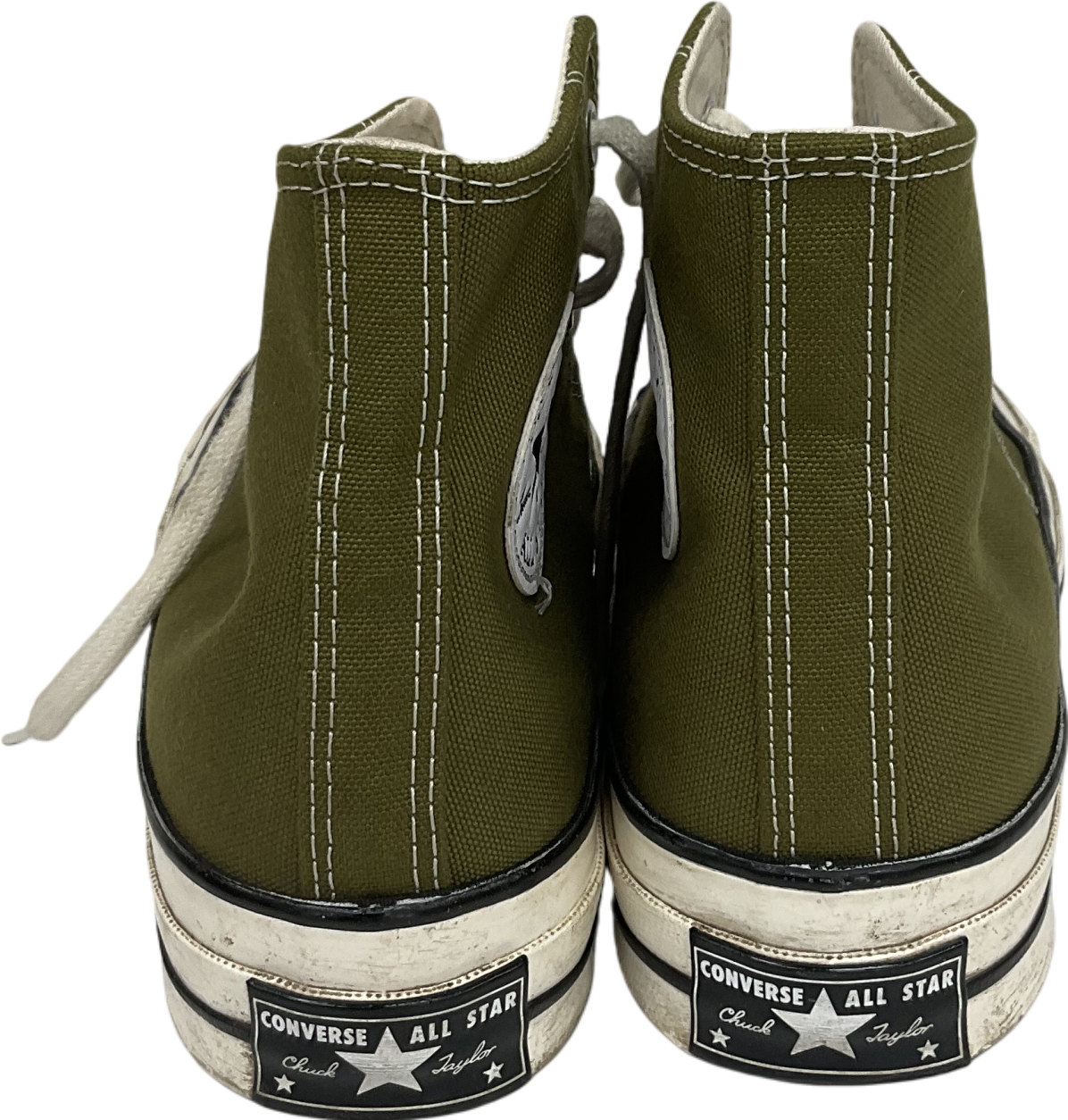 Converse Chuck Taylor All Star Hi Trainers With Chunky Laces In Green UK 5 EU 38 👠