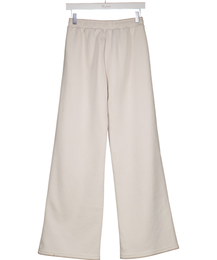 Abercrombie & Fitch Cream Relaxed Wide Leg Joggers UK S
