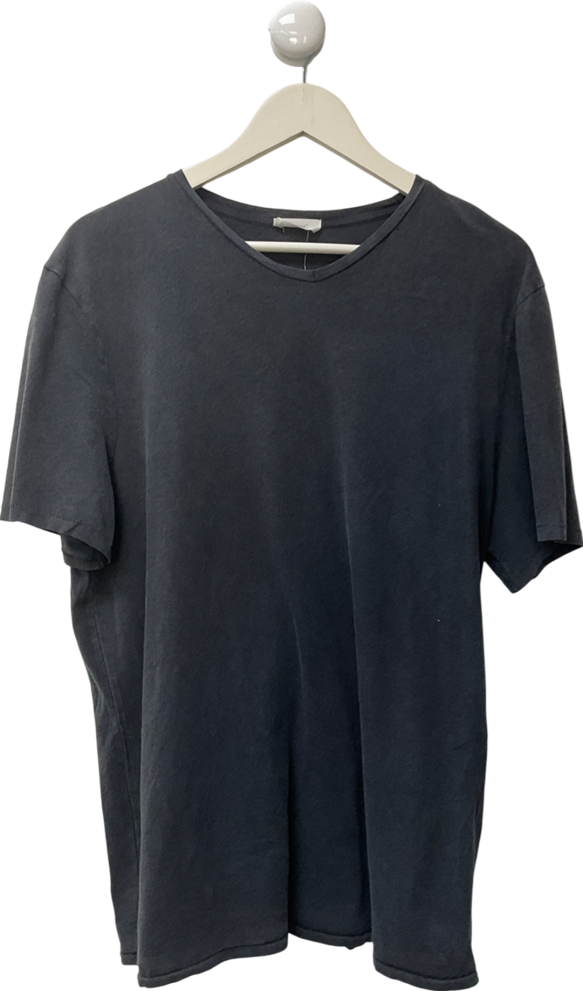 American Vintage Grey Women's T-shirt Sonoma UK L