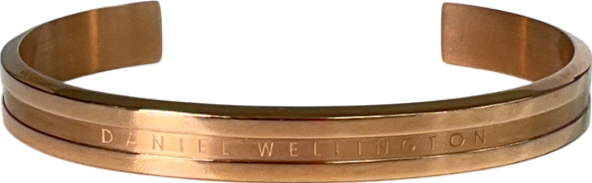 daniel wellington Metallic Classic Rose Gold Tone Cuff Bracelet Boxed