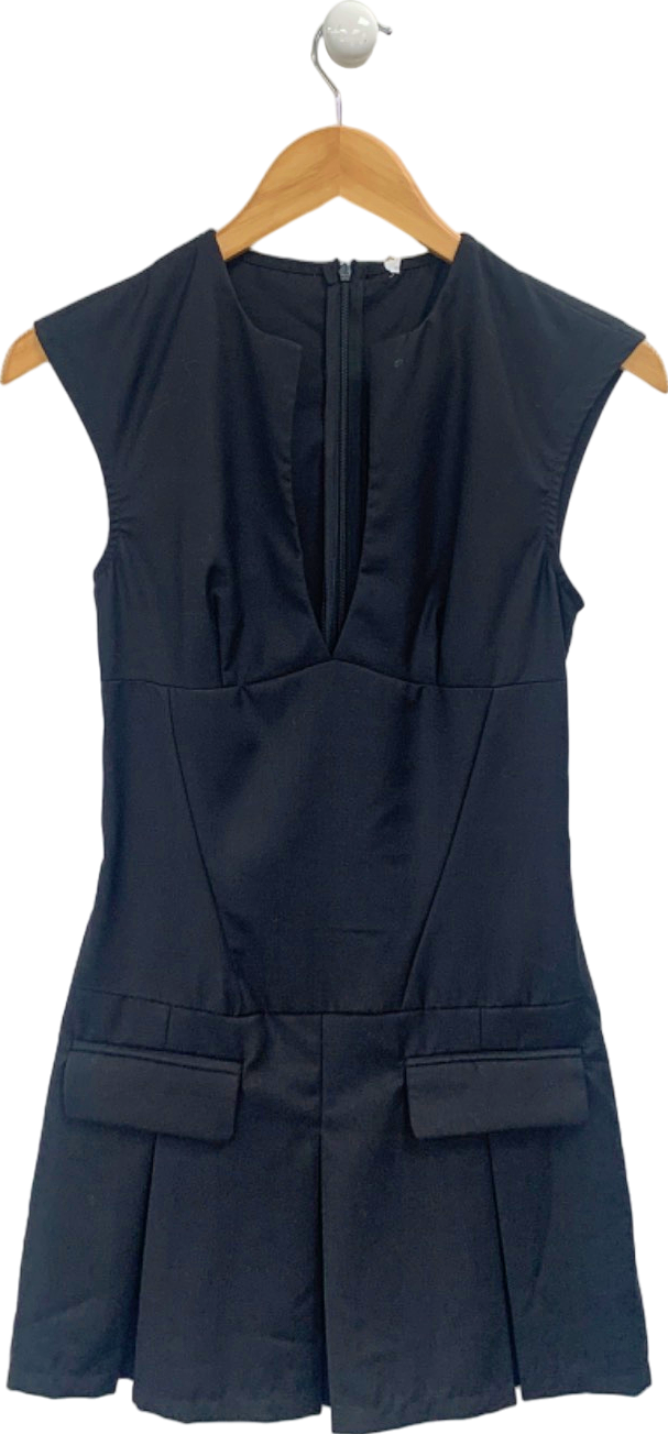 Peppermayo Black Cassia Mini Dress UK 8