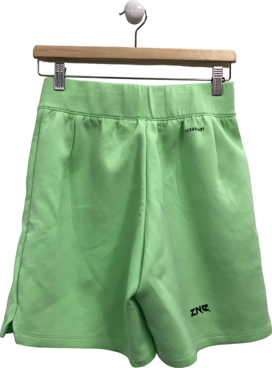 Adidas Green Aeroready ZNE Shorts UK S