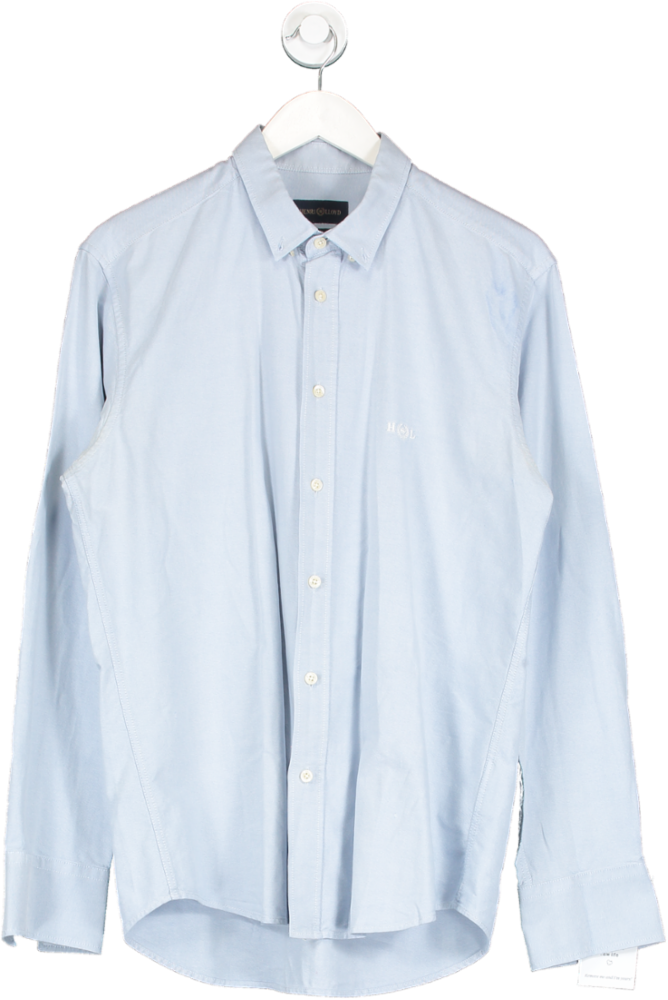 Henri Lloyd Blue Regular Oxford Shirt UK S
