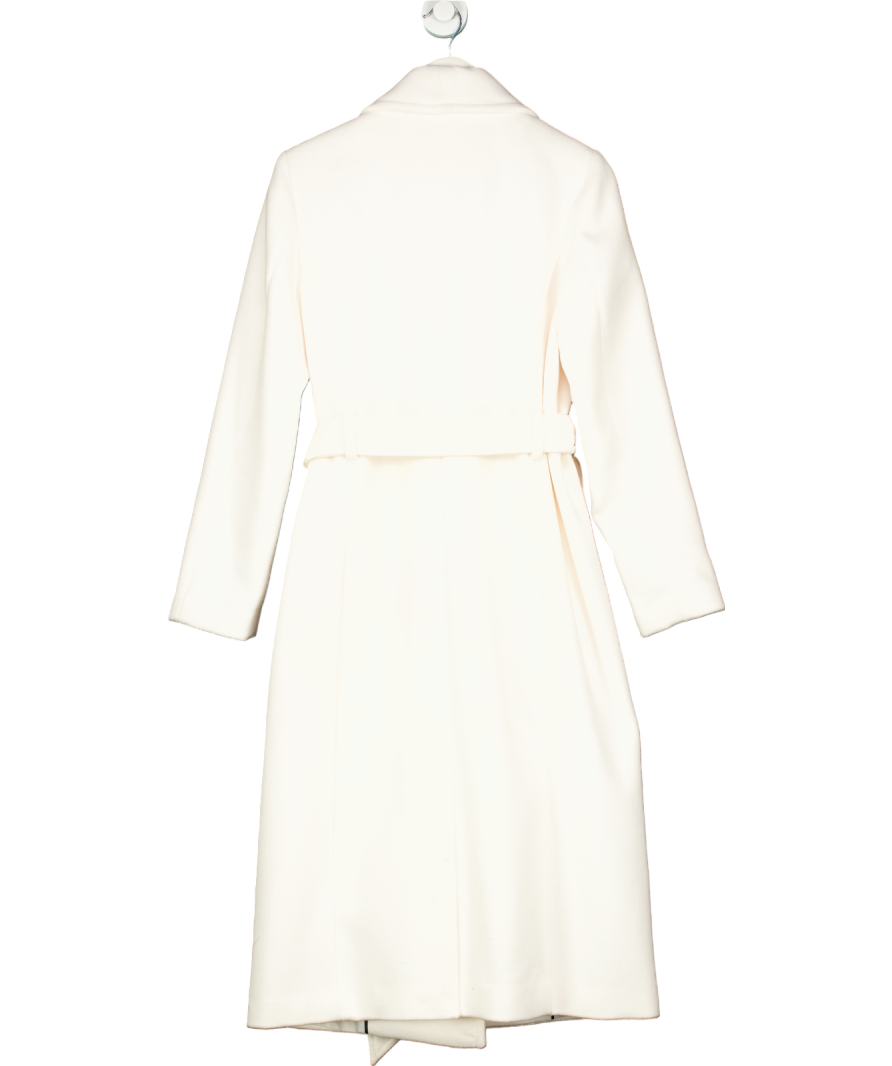 Monsoon Mimi Longline Trench Coat White UK 10