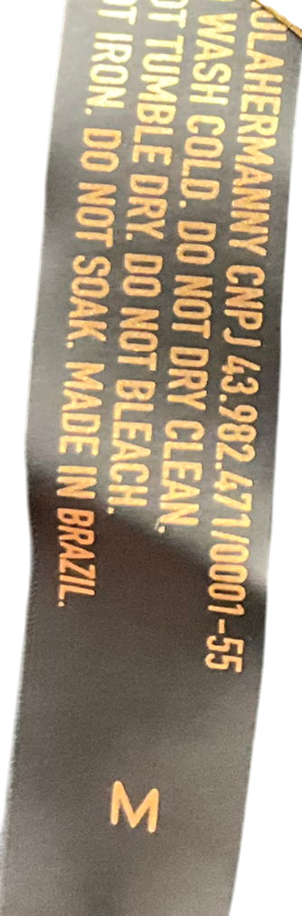 Vix + Bianca Brandolini Black Firenze Callie Bandeau Top & Firenze Callie Detail Bottom UK S/M