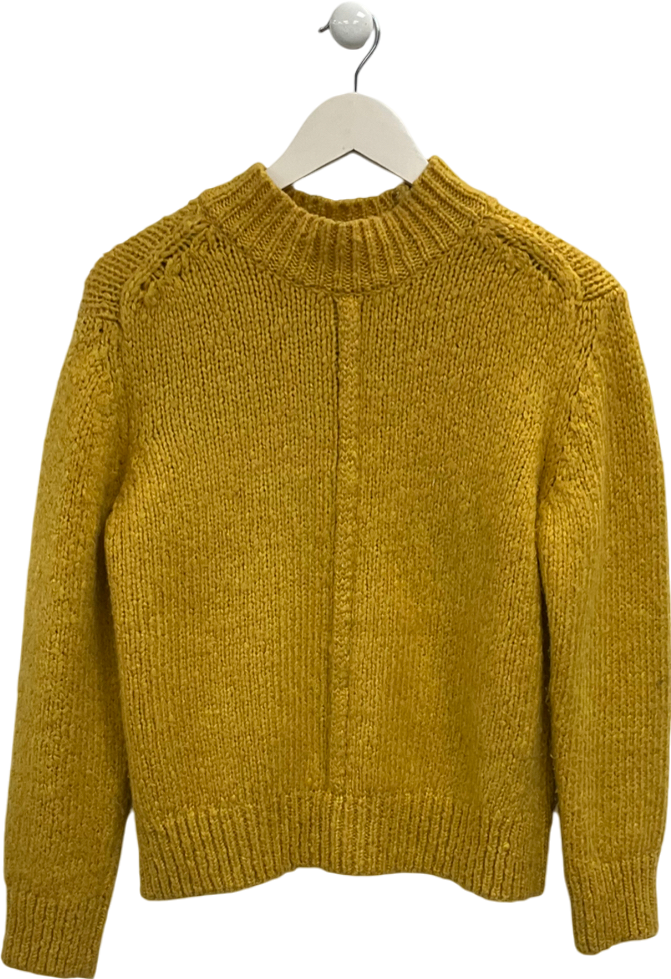 MANGO Yellow Mustard Knit Jumper UK M
