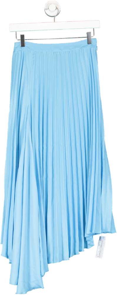 ASOS Blue Pleated Midi Skirt UK 6