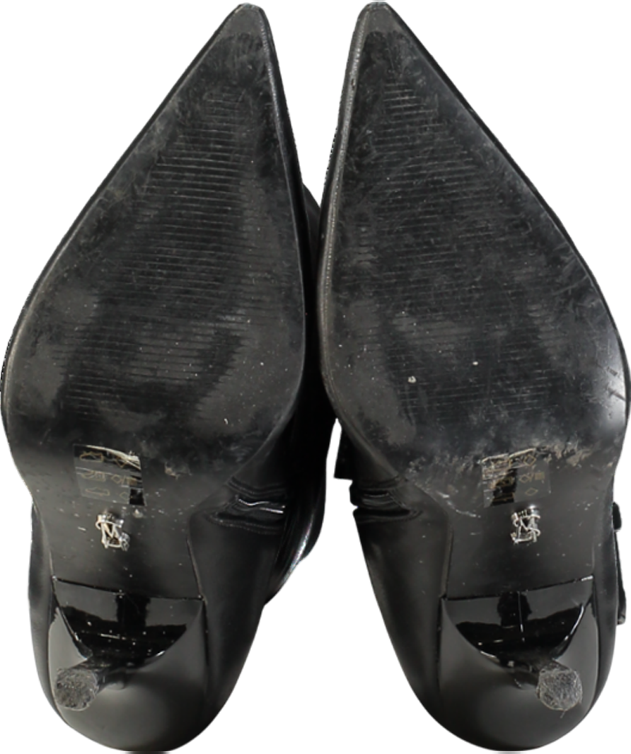 STEVE MADDEN Black Priyanka Knee Heeled Boots UK 6 EU 39 👠