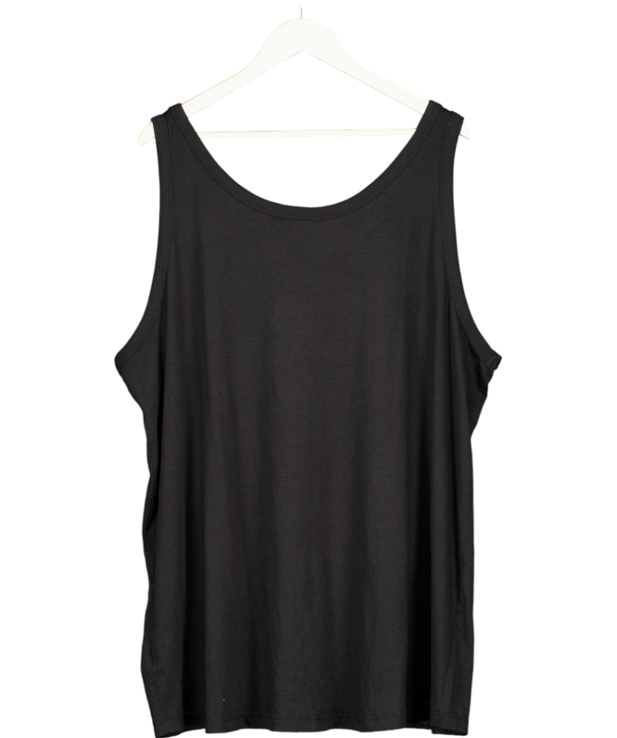 Yours Black Scoop Neck Vest UK 26