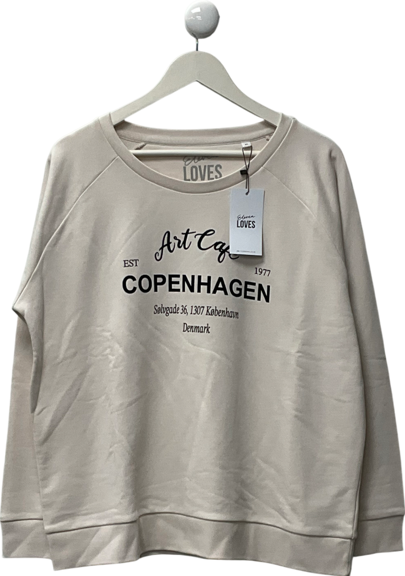 Eleven Loves Cream Copenhagen Sweater UK XL